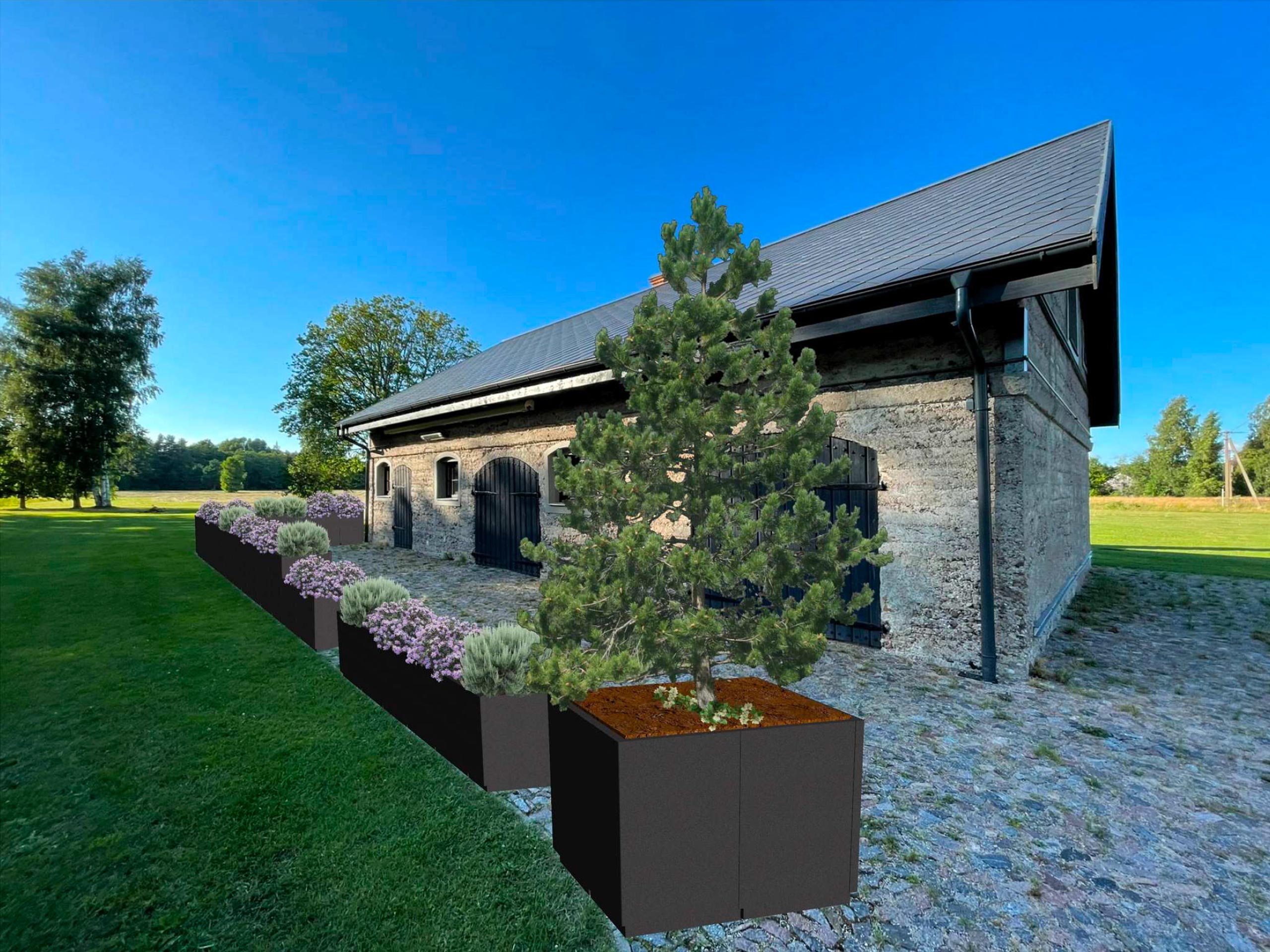 rendering fioriere Domino dopo