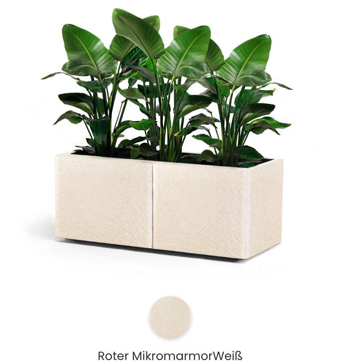 Roter MikromarmorWeiss