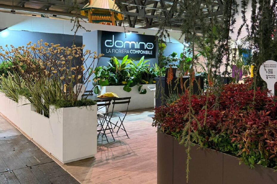 Domino a Myplant & Garden 2026 presenta Fioriere Domino e Iron Planter